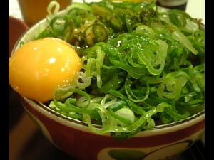 初めて食べたわねぎ玉牛丼